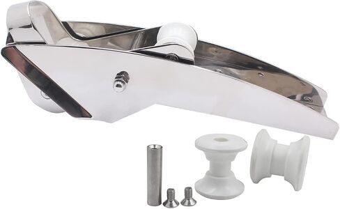SHENGHUISS 316 Stainless Steel Hinged Self Launching Bow Anchor Roller with pivoting Dual-Roller Anchor Pivoting Head Bow Rollers for Boats in Saudi Arabia