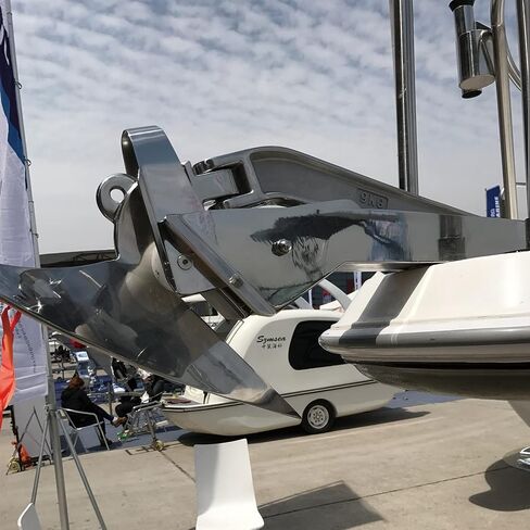 SHENGHUISS 316 Stainless Steel Hinged Self Launching Bow Anchor Roller with pivoting Dual-Roller Anchor Pivoting Head Bow Rollers for Boats in Saudi Arabia