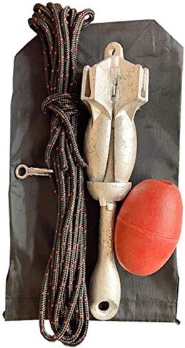 ISURE MARINE Kayak Anchor Accessories Kits 1.5kg/3.5 lbs Portable Buoy Kit Canoe Raft Boat Sailboat Fishing with Rope Complete in Saudi Arabia