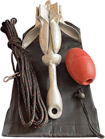 ISURE MARINE Kayak Anchor Accessories Kits 1.5kg/3.5 lbs Portable Buoy Kit Canoe Raft Boat Sailboat Fishing with Rope Complete in Saudi Arabia