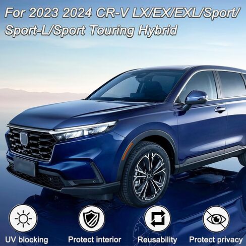 مظلة الشمس للزجاج الأمامي لسيارة Honda CRV SUV، LX، EX، EXL، Sport، Sport-L، Sport Touring Hybrid، نافذة أمامية، حاجب للشمس يحجب الأشعة فوق البنفسجية، ملحقات CR-V قابلة للطي in Kuwait