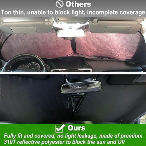مظلة الشمس للزجاج الأمامي لسيارة Honda CRV SUV، LX، EX، EXL، Sport، Sport-L، Sport Touring Hybrid، نافذة أمامية، حاجب للشمس يحجب الأشعة فوق البنفسجية، ملحقات CR-V قابلة للطي in Kuwait