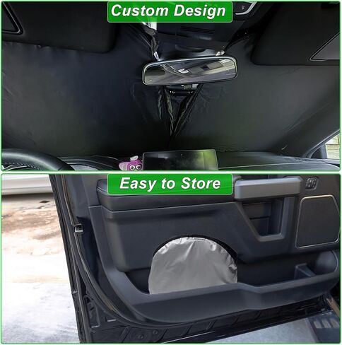 مظلة الشمس للزجاج الأمامي لسيارة Honda CRV SUV، LX، EX، EXL، Sport، Sport-L، Sport Touring Hybrid، نافذة أمامية، حاجب للشمس يحجب الأشعة فوق البنفسجية، ملحقات CR-V قابلة للطي in Kuwait