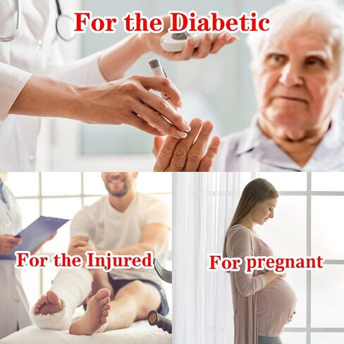 SkiBeaut Diabetic Crew Socks for Men, 8 Pairs Loose Cuff Mid-Calf Socks for Pregnant Women Elderly in Saudi Arabia