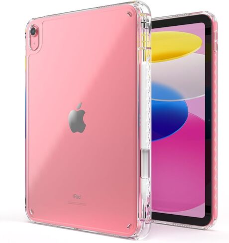 حافظة شفافة لجهاز iPad الجيل العاشر 10.9 بوصة 2022، غطاء حماية مرن ناعم وشفاف من مادة TPU مناسب لجهاز iPad 10.9 بوصة الجيل العاشر 2022 in Kuwait