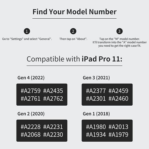 HOLIMET iPad Pro 11 inch Case 2022 4th/3rd/2nd/1st Generation Case 2021/2020/2018 with Pencil Holder PU Leather Protective Case Cover with Pocket Strap Soft TPU Back Shockproof for iPad Pro 11 in Saudi Arabia
