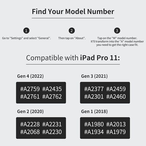 HOLIMET iPad Pro 11 inch Case 2022 4th/3rd/2nd/1st Generation Case 2021/2020/2018 with Pencil Holder PU Leather Protective Case Cover with Pocket Strap Soft TPU Back Shockproof for iPad Pro 11 in Saudi Arabia