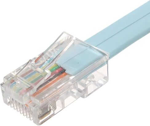 DB9 إلى RJ45 لوحدة تحكم Cisco، RJ45 ذكر إيثرنت إلى DB9 أنثى تسلسلي RS232 COM منفذ تسلسلي كابل محول الشبكة لجهاز التوجيه Cisco Router 600 و800 و1600 و1700 in Saudi Arabia