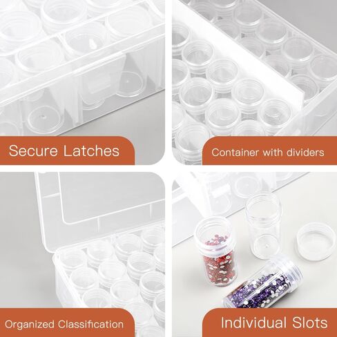 Sewing Box Organizer storage Plastic Tool Box with Handle，Three-layer Foldable Storage Box with Lid，Sewing Storage Organizer Box， Craft Organizers Craft Organizers and Storage Box for Sewing Supplies in Saudi Arabia