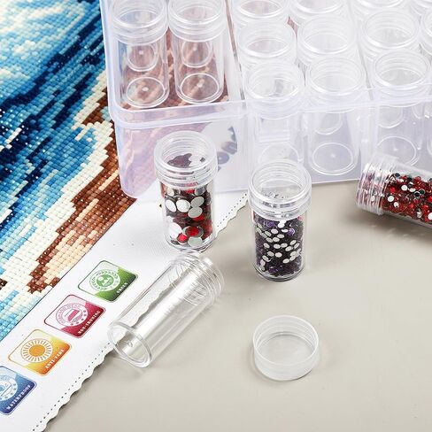 Sewing Box Organizer storage Plastic Tool Box with Handle，Three-layer Foldable Storage Box with Lid，Sewing Storage Organizer Box， Craft Organizers Craft Organizers and Storage Box for Sewing Supplies in Saudi Arabia