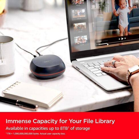 SanDisk 4TB Desk Drive SSD – Desktop External Solid State Drive, Up to 1000MB/s, USB-C, USB 3.2 Gen 2 - SDSSDT40-4T00-NA25 in Saudi Arabia