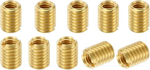 PATIKIL Brass Threaded Repair Insert Nut, 2 Pcs M20x2.5 Male to M16x2 Female Thread Sleeve Inserts Reducing Nut Adapter Reducer Screw Sleeves 25mm in Saudi Arabia