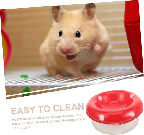 مينكيسي غينيا خنزير السلطانية المغذية الفطر وعاء الماء الملحقات السيراميك وعاء الجرذان تغذية السلطانية - المتداول الحيوانات الأليفة وعاء صغير خيمة عش السيراميك حاويات الطعام طبق بيتري طبق الهامستر السيراميك in Kuwait