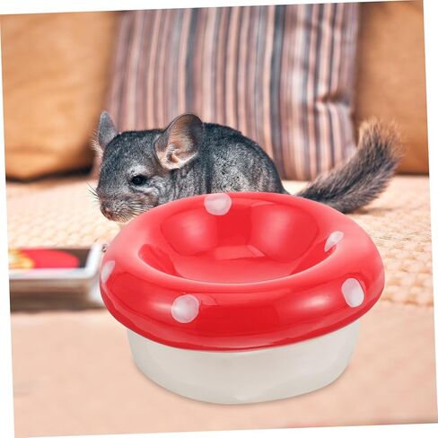 مينكيسي غينيا خنزير السلطانية المغذية الفطر وعاء الماء الملحقات السيراميك وعاء الجرذان تغذية السلطانية - المتداول الحيوانات الأليفة وعاء صغير خيمة عش السيراميك حاويات الطعام طبق بيتري طبق الهامستر السيراميك in Kuwait