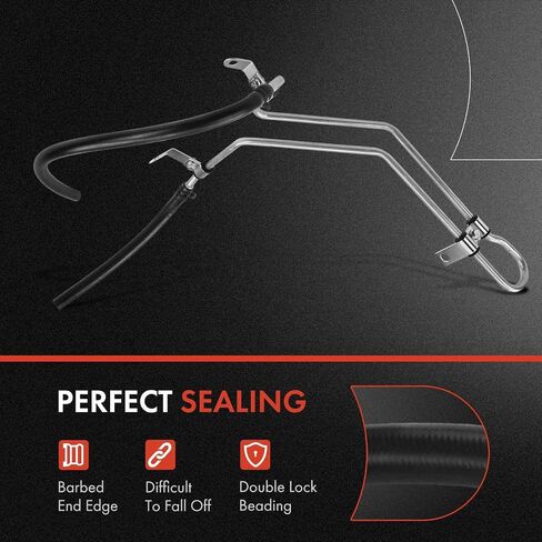 مجموعة خط خرطوم إرجاع التوجيه المعزز A-Premium متوافقة مع Toyota Tacoma 1996-2005 L4 2.7L ترس ناقل الحركة الأوتوماتيكي إلى الخزان in Saudi Arabia
