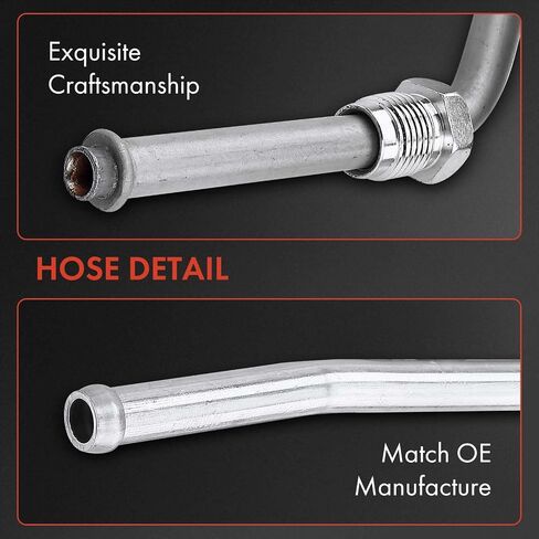 A-Premium Power Steering Hose Return Line Hose Assembly Compatible with Chrysler Pacifica 2007-2008 V6 4.0L Gear To Cooler in Saudi Arabia