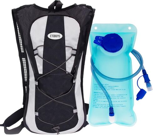 Hiking Backpack - Water Backpack -Rave Hydration Backpack - Insulated Water Bladder - Lightweight Hydration Bag Day Pack for Running, Biking, Festivals,Leak-Proof, BPA-Free in Saudi Arabia