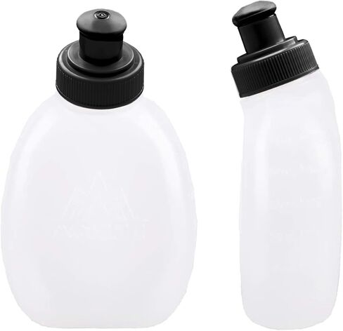 زجاجات مياه خالية من مادة BPA من AiRunTech (2X 6 أونصة) لحزام الترطيب للجري، وأحزمة الوقود، ومجموعة زجاجات بديلة للركض في الماراثون والمشي لمسافات طويلة وركوب الدراجات والتزلج in Kuwait