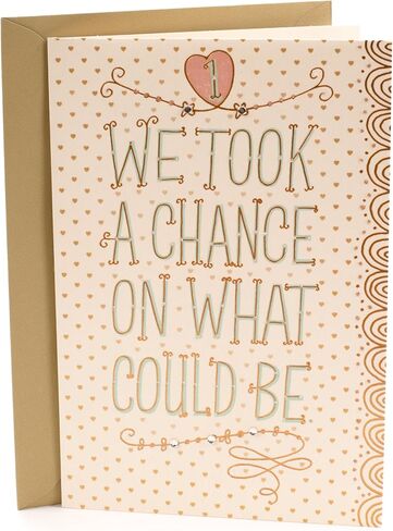 Hallmark 1st Anniversary Card (Chance on What Could Be) in Saudi Arabia