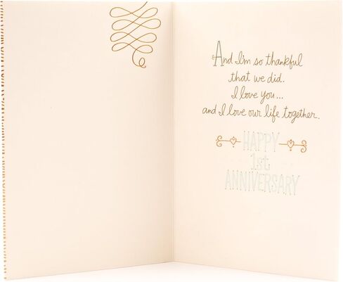 Hallmark 1st Anniversary Card (Chance on What Could Be) in Saudi Arabia