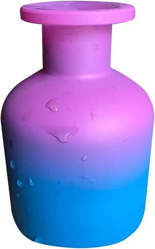 150 ml Empty Glass Perfume Diffuser Bottle Essential Oil Diffuser Jar Aroma Diffuser Container Fragrance Vase Accessories Black in Saudi Arabia
