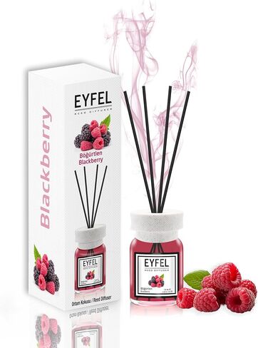 EYFEL Reed Diffusers for Home – Amber & Patchouli Reed Diffuser Set 4.05 fl oz Oil Diffuser Sticks, Bathroom Diffuser, Oil Reed Diffuser, Scented Sticks, Oil Diffuser Sticks in Saudi Arabia