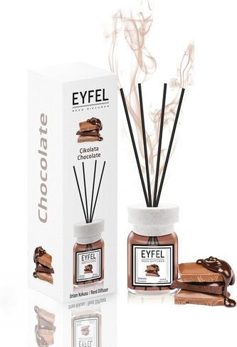 EYFEL Reed Diffusers for Home – Amber & Patchouli Reed Diffuser Set 4.05 fl oz Oil Diffuser Sticks, Bathroom Diffuser, Oil Reed Diffuser, Scented Sticks, Oil Diffuser Sticks in Saudi Arabia
