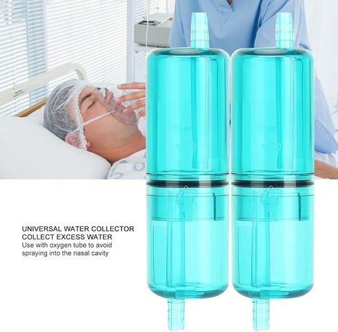 Oxygen Tubing Connector, 2pcs Oxygen Generator Oxygen Tube Accessory Tube Water Collector Oxygen Tube Accessory for Healthy Care in Saudi Arabia