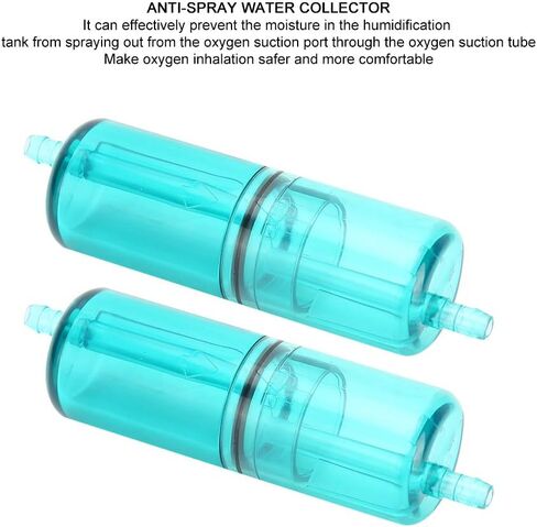 Oxygen Tubing Connector, 2pcs Oxygen Generator Oxygen Tube Accessory Tube Water Collector Oxygen Tube Accessory for Healthy Care in Saudi Arabia
