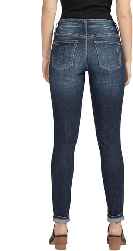 Silver Jeans Co. Women's Girlfriend Mid Rise Slim Leg Jeans in Saudi Arabia