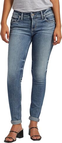 Silver Jeans Co. Women's Girlfriend Mid Rise Slim Leg Jeans in Saudi Arabia