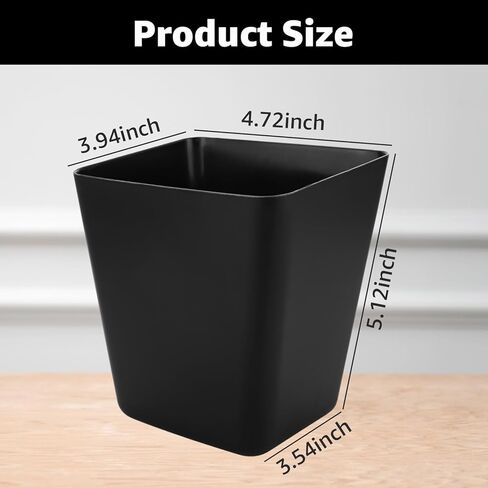 12 PCS Hanging Cup Holders Rolling Cart Accessories Utility Cart Accessories Hanging Pencil Holder Space Saving Hanging Storage Basket for Home Decor Office Art Craft Supplies, Black in Kuwait