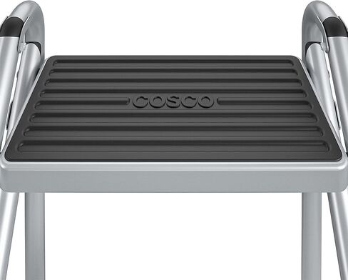 Cosco 3-Step Rolling Step Ladder, Grey in Saudi Arabia