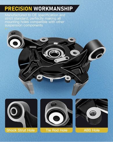 OCPTY Wheel Hub Bearing Steering Knuckle Assembly Rear Left Side 2006-2010 Fit for Ford Explorer 4.0L 4.6L 698-413 in Saudi Arabia