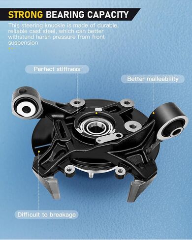OCPTY Wheel Hub Bearing Steering Knuckle Assembly Rear Left Side 2006-2010 Fit for Ford Explorer 4.0L 4.6L 698-413 in Saudi Arabia
