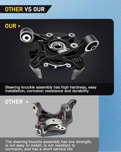 OCPTY Wheel Hub Bearing Steering Knuckle Assembly Rear Left Side 2006-2010 Fit for Ford Explorer 4.0L 4.6L 698-413 in Saudi Arabia
