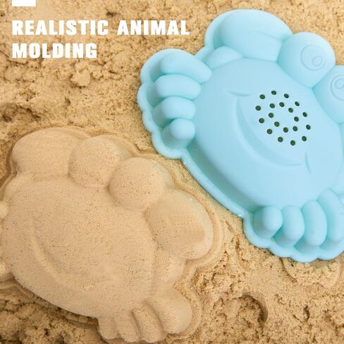 3 otters Beach Toys Set, Baby Beach Toys Beach Shovels RakesTool Kit Sand Bucket Boys and Girls Beach Toys Set 9PCS in Saudi Arabia