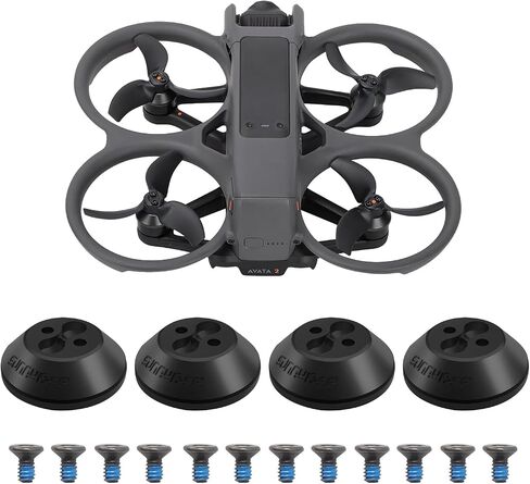 Motor Cover for DJI Avata 2，4Pcs Aluminum Alloy Dustproof Waterproof Protective Motor Cover Cap for DJI Avata 2 Drone Motor Cover,for DJI Avata 2 Drone Accessories (Black) in Saudi Arabia