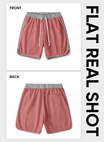 JMIERR Mens Athletic Shorts Casual Elastic Waist Drawstring Stretch Short Waffle Beach Running Shorts Workout Sweat Gym Short in Saudi Arabia