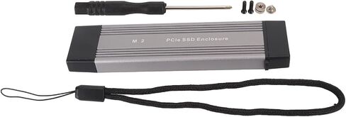 M.2 NVMe PCIe SSD Enclosure Adapter, Solid State Drive External Enclosure with USB3.2 Gen2 USB C Dual Connector, for Computer, Laptop, OTG Enabled Phone in Saudi Arabia