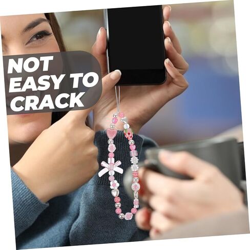 BESTOYARD 2pcs Mobile Phone Straps strawberry phone case phone case with charm strawberry decor decorative phone lanyard mobile phone chains phone charm phone decoration Stone bow tie resin in Saudi Arabia