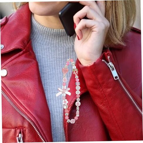 BESTOYARD 2pcs Mobile Phone Straps strawberry phone case phone case with charm strawberry decor decorative phone lanyard mobile phone chains phone charm phone decoration Stone bow tie resin in Saudi Arabia