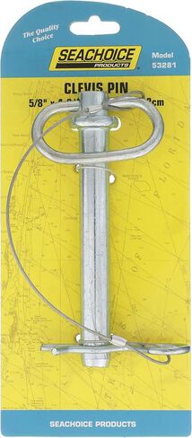 دبوس Seachoice Clevis، يناسب أجهزة الاستقبال من الدرجة الثانية وحوامل الكرة، 5/8 بوصة × 4-3/4 بوصة. in Saudi Arabia