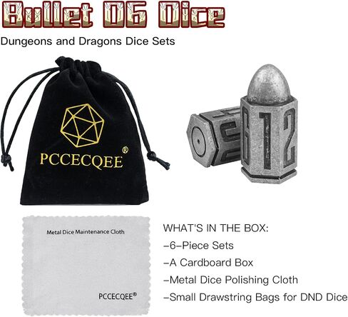 DND Dice,D6 Dice DND,16mm D&D Metal Dice Set for Dungeons and Dragons with Blue Dice,Tenzi,Farkle,Yahtzee, Bunco or Teaching Math (Line-Blue) in Saudi Arabia