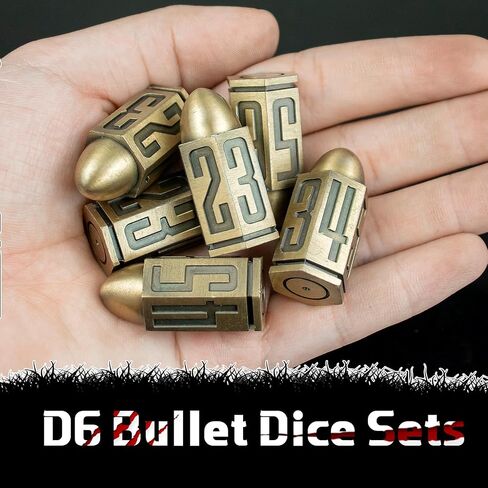 DND Dice,D6 Dice DND,16mm D&D Metal Dice Set for Dungeons and Dragons with Blue Dice,Tenzi,Farkle,Yahtzee, Bunco or Teaching Math (Line-Blue) in Saudi Arabia