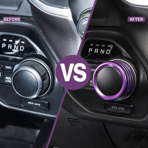 JWWY Gear Shift Switch Knob Cover Trim for Dodge 2018-2023+ RAM 1500 Special Editions, Pink Hollow Aluminum Alloy in Saudi Arabia