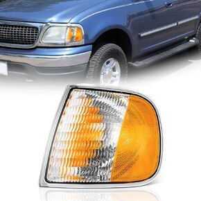 WEELMOTO Signal Light Replacement Compatible with 1997-2003 FORD F-150 F-250 Expedition OE Parking Corner Turn Signal Marker Light 97-03 Driver Side Left Does NOT fit models produced before July 1996 in Saudi Arabia