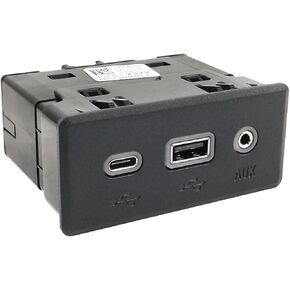 مشغل الصوت الأسود ومجموعة وعاء USB المتوافقة مع Chevy Malibu Equinox، Buick Encore GX يستبدل 13529865 84260037 13512372 in Kuwait