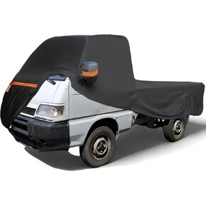 غطاء سيارة مقاوم للماء مناسب لشاحنة Daihatsu Hijet لجميع الأحوال الجوية للسيارات في الهواء الطلق والثلج والشمس والغبار وحماية من الأشعة فوق البنفسجية غطاء خارجي كامل مع سحاب الباب in Kuwait