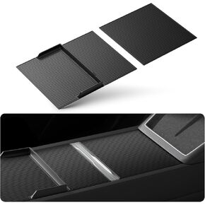 Center Console Wrap for Tesla Model Y Juniper 2025-2026 / Model 3 Highland 2024-2026 Center Console Cover Silicone Anti-Slip Mat for 2026 Tesla Model 3 Accessories (Black) in Saudi Arabia